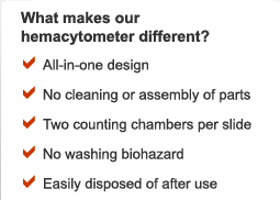 How Cellometer hemacytometer is different