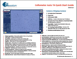 Cellometer Auto T4 Quick Start Guide